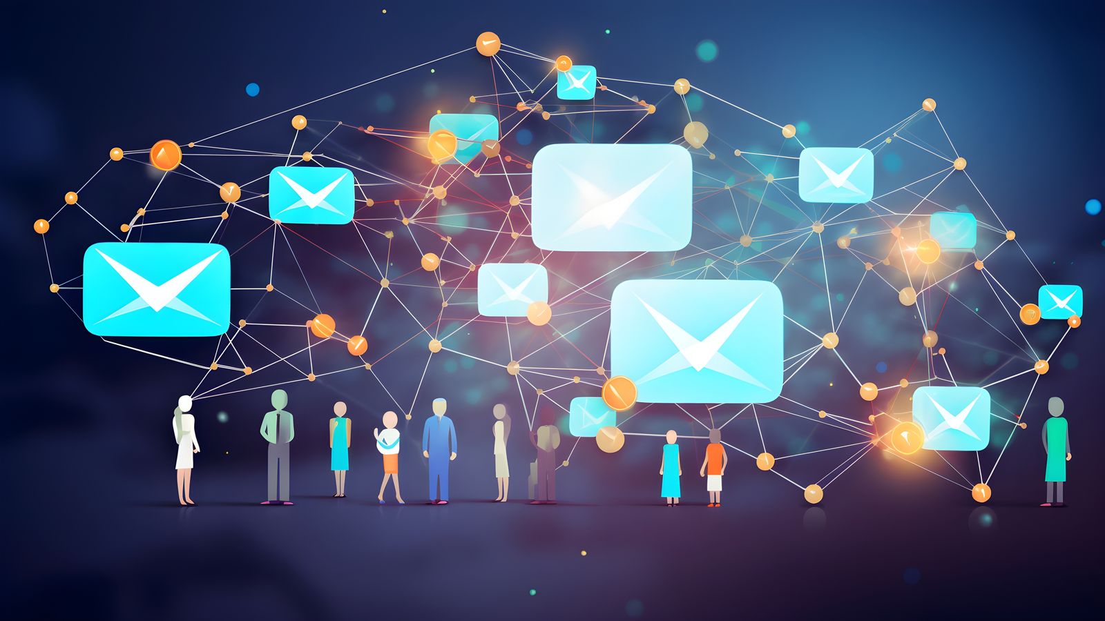 Email and communication illustration